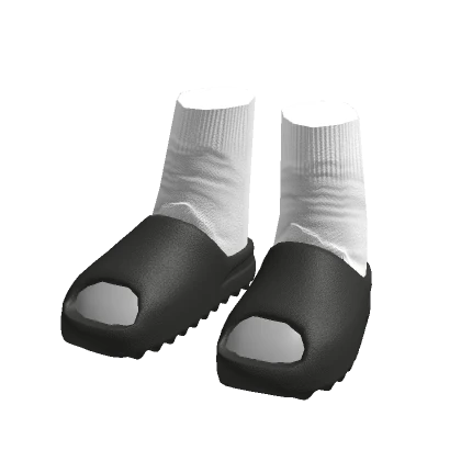 Ye Slides w Socks