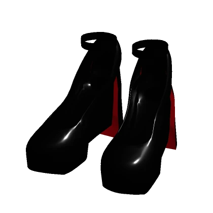 Red Bottom Heels (Black)