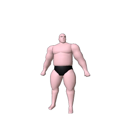 Power Lifter Anime Chad - Toon Fx [2D-3D Clothing]