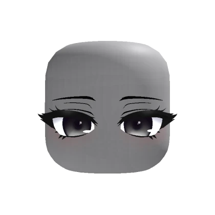Animated Cute Tired Chibi Eyes - Grey