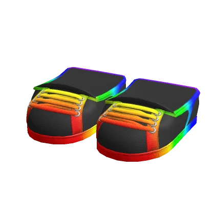 rainbow cool sneakers shoes