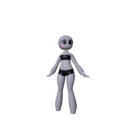 Blush Doll Chibi v1 (recolorable)