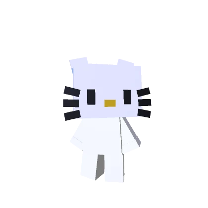 Mini White Cat Pixel [Recolorable]