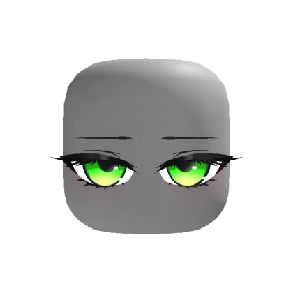 Animated Soft Stare Girl Eyes - Green