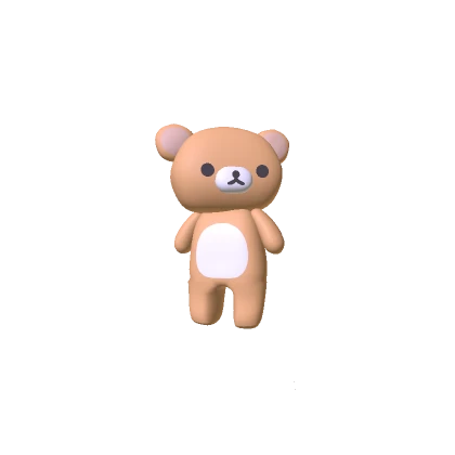 Mini Orange Bear Plushie