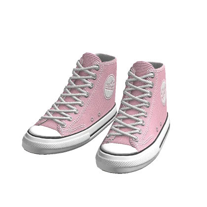 Pink Canvas Shoes