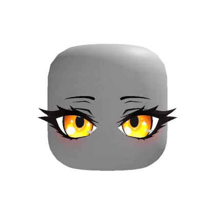 Animated Cute Chibi Eyes - Orange