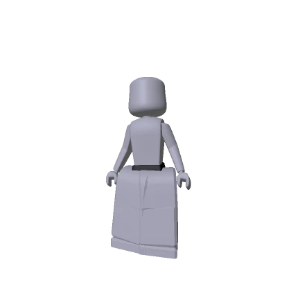 Woman Faceless Slim Blocky
