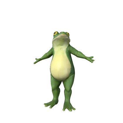 🐸 Realistic Cute Frog 🐸 Funny Meme Troll Animal