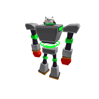 Radical Cat Mech {Colorable Green}