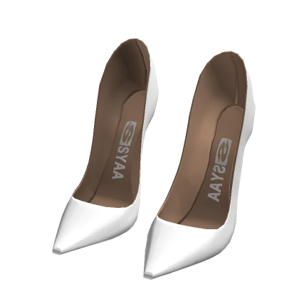 ☆ Silver Pointed Stiletto High Heels