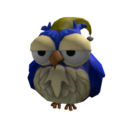 Blue Sleepy Owl