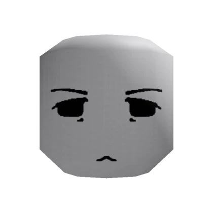 low poly pixel face