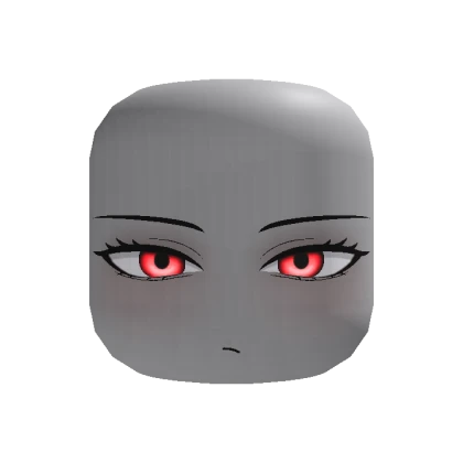 🍀Animated Bored Pompous Face (Glowing Red)