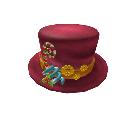 Holiday Clockwork Top Hat