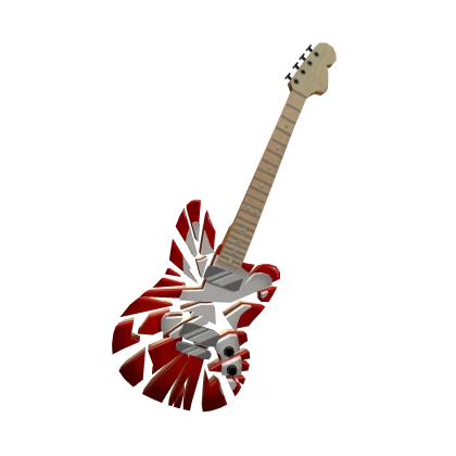 Shattered Back Guitar