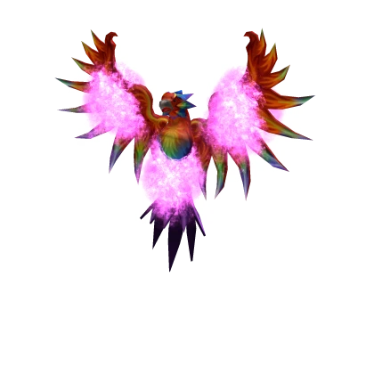 Neon Rainbow Phoenix