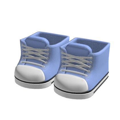 canvas shoes hightop blue