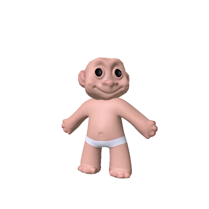 Mini Baby Troll Doll