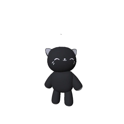 Mini Black Kitty Plushie