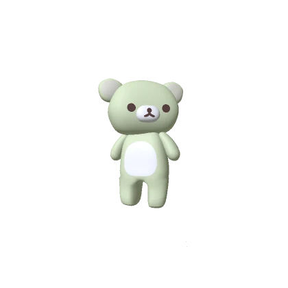 Mini Green Bear Plushie