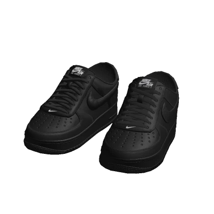 Black AF1 x Suprem