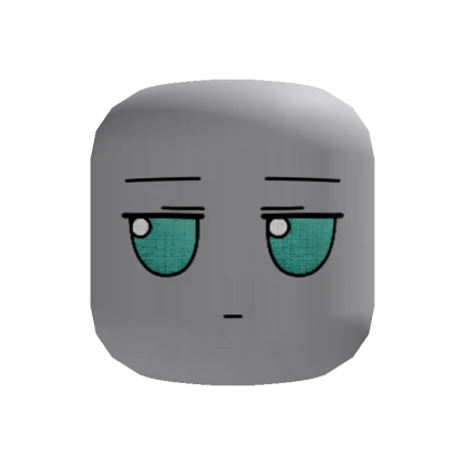 Youmu Fumo Face (Recolorable)