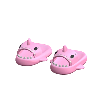 pink shark slides