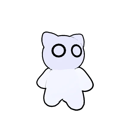 [RECOLORABLE] 2D Cute Neon Mini Cat
