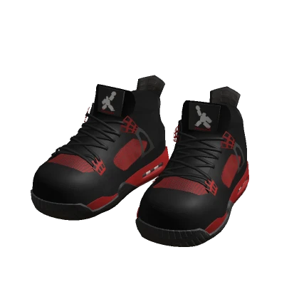 Jordan 4s Black Red