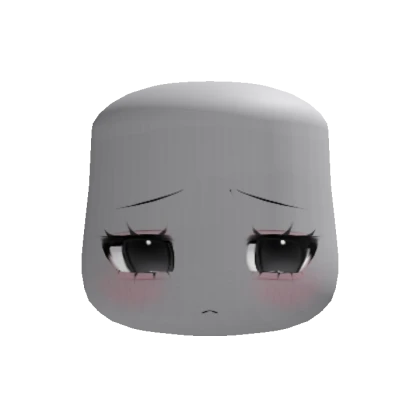 cute kawaii upset anime eyes