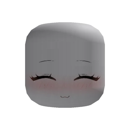 cute smiling anime chibi face head (recolorable)