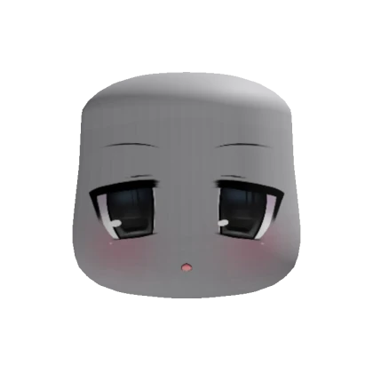 neutral moe chibi anime face (recolorable)