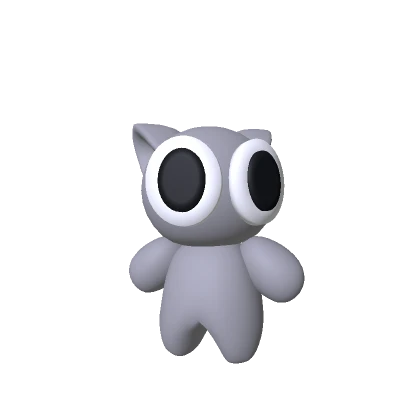 Mini Cat with Large Eyes [RECOLORABLE]