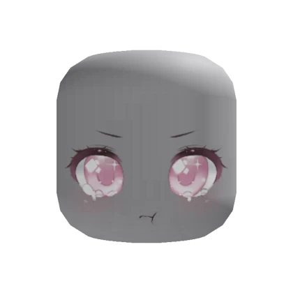 cute pouting anime (pink)
