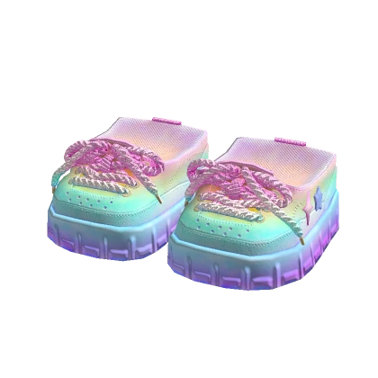 ✨ Rainbow Chunky Trainers 3.0 Sneakers