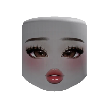 Cute Blushy Doll Girl Makeup Dark - (Customizable)