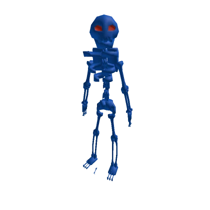 Blue Skelly With Red Eyes