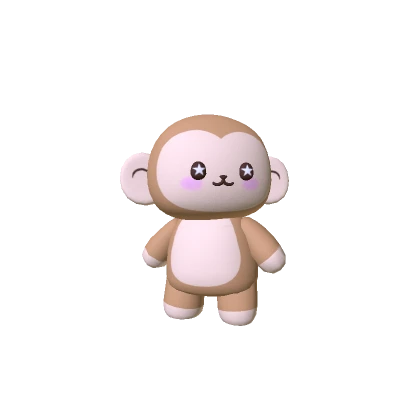 Mini Star Monkey Plushie