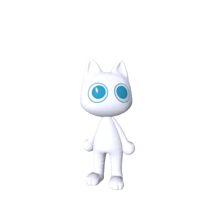 Mini White Cat