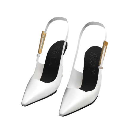 (ItGirl) Ivory Statement Heels