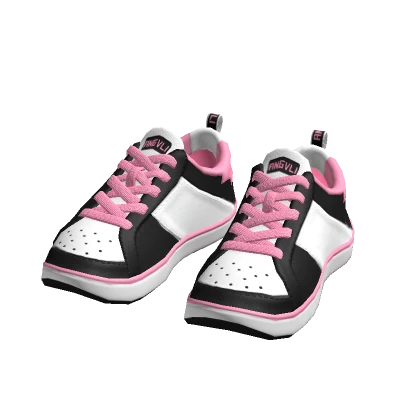 Pink/White/Black Combi Sneakers