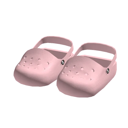 Light Pink Crocodilez Clogs