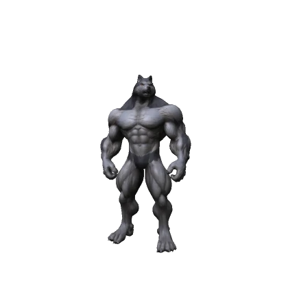 Mini Buff Sigma Wolf 🐺 Funny Meme Troll Animal