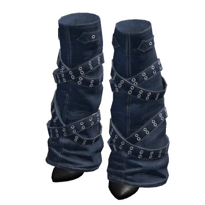 Blue Leg Warmers & Boot