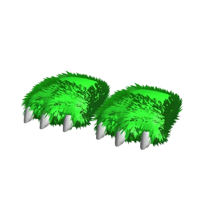 Monster slippers [Light green]