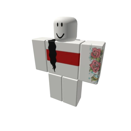 Red Top + Rose Tattoo w Black Ext