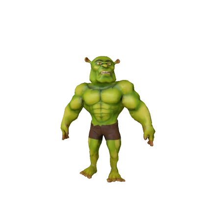 💚 Sigma Muscular Ogre 💚 Funny Meme Troll Costume