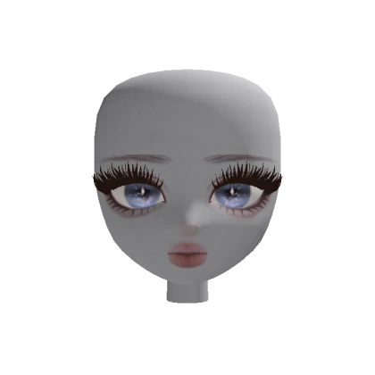 Glassy Doll Head (dynamic, extra eyelashes)