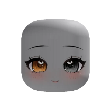 cute kawaii halloween chibi face v2 (recolorable)
